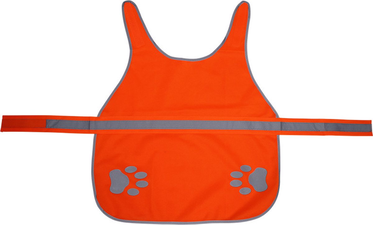 Veiligheidsvest Hond - Reflecterend - Veiligheidshesje Honden Hondenvest - oranje - Maat M