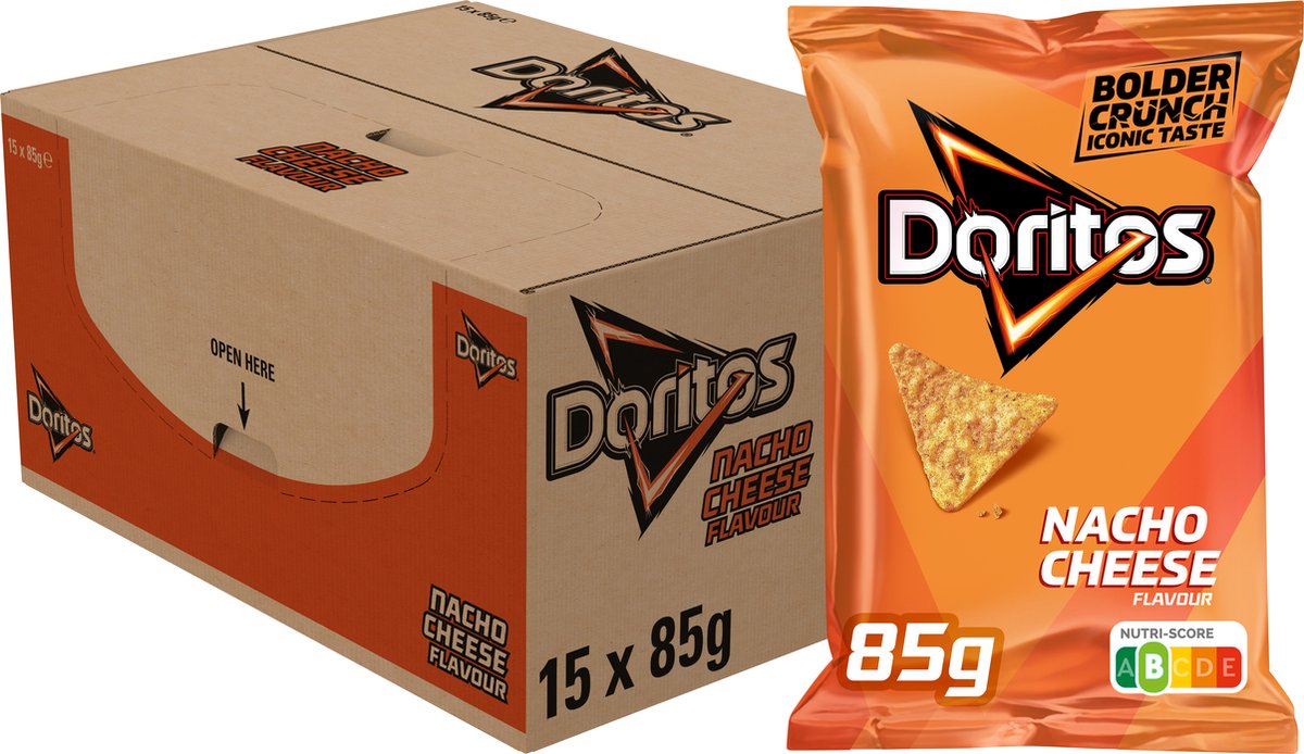 Doritos Nacho Cheese - Tortilla Chips - 15 x 85 gram