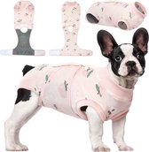 Hond Chirurgie Herstel Pak Voor Na De Operatie Mannelijk/Vrouwelijke Honden Katten Huisdier Herstel Shirt Puppy Chirurgische Kleding Buikwonden Protector Vest Cone E-Collar Alternative cat cone