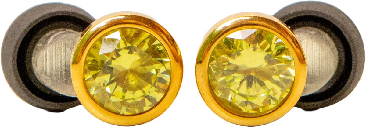 Goedkoopste Oordoppen festival Earbling | Oordoppen | Partyplugs | (14dB) | XS/S/M/L - super comfortabel - muziek, concerten, events, focus en reizen - Goud Appelgroen