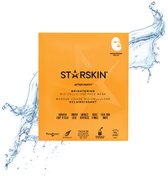 Starskin® After Party Gezichtsmasker - Bio Cellulose Sheet Mask - Korean Skincare - Voedt, verheldert en boost de huid - Kokosnoot Vitamine C Serum 30 ml