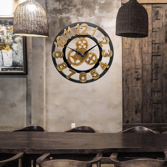 Comius Sharp DIY 3D-wandklokken, modern design, stille grote wandklok, muurtattoos, decoratie, klokken, doe-het-zelfstickers, wandklok voor decoratie, cadeau voor thuis, restaurant, kantoor en hotel