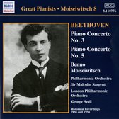 Benno Moiseiwitsch - Piano Concerto 3 & 5 (CD)