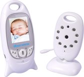 Baby Monitor - Babyfoon met Camera - 2,0 inch LCD-Scherm - Bereik tot 260 m - Slaapliedjes - Night Vision - Wit