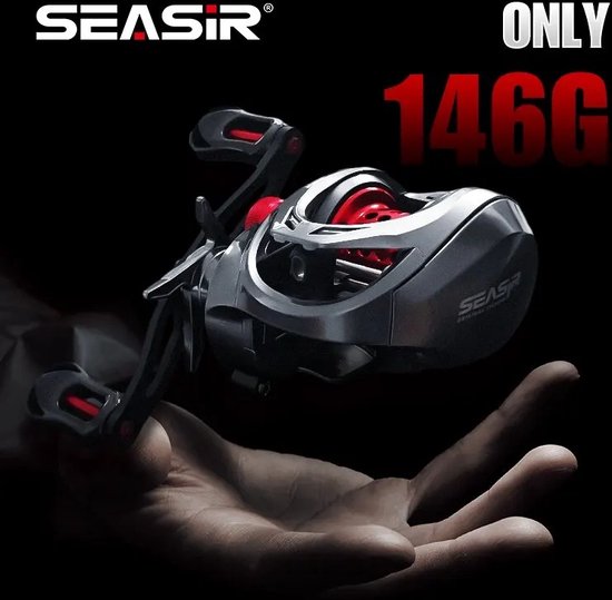 Mansory - Baitcasting Visrol - Carbon - Hybrid Ceramic Bearings - Ultralicht - 146G - Vissen - Visseizoen - Zomer — afbeelding 3