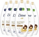 Dove Douchegel - Care & Argan Oil - Voordeelverpakking 6 x 250 ml