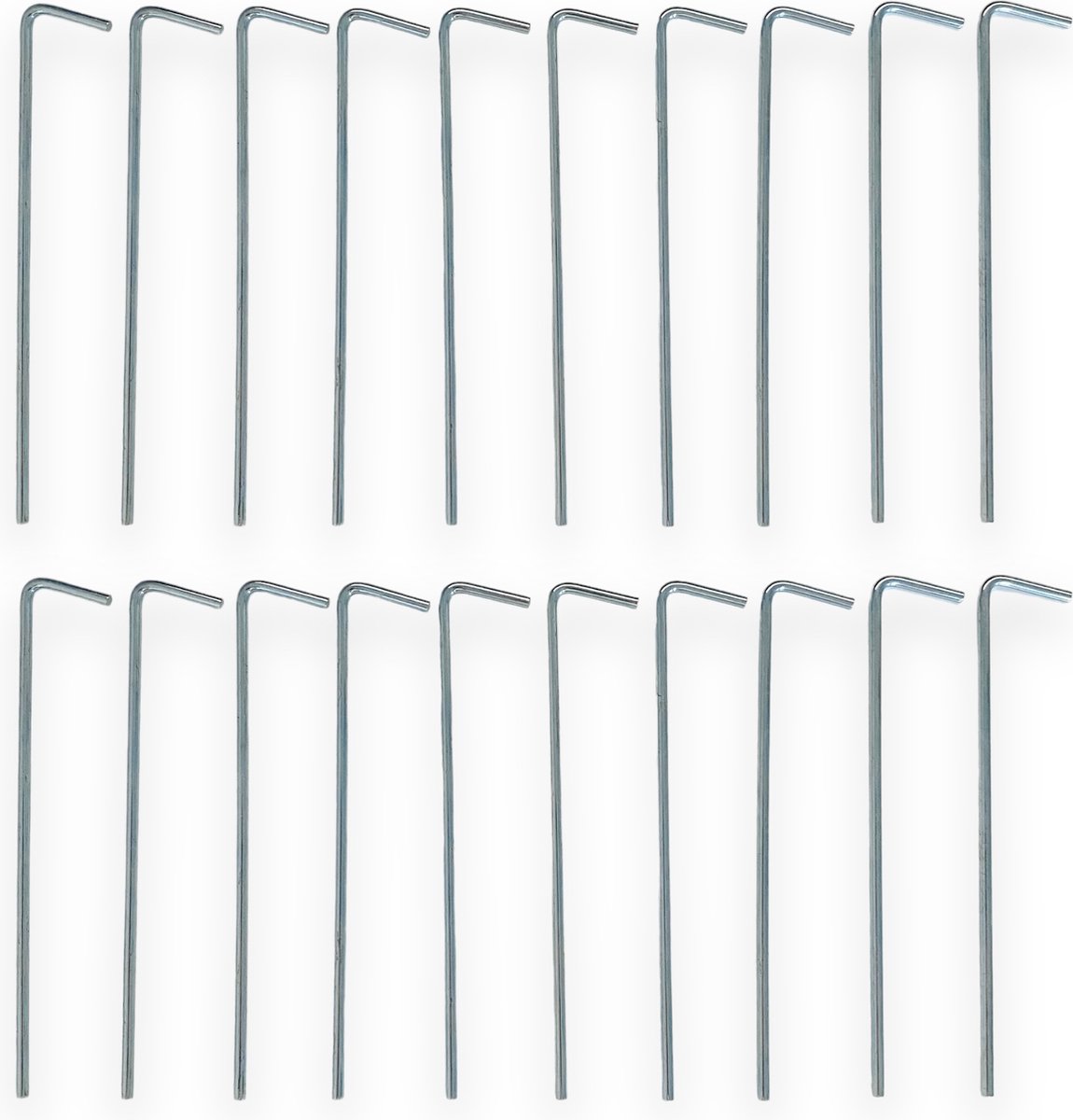 Redcliffs Outdoor Gear Haringen - Tentaccessoires - 20 Stuks - 18cm - Verzinkt Staal