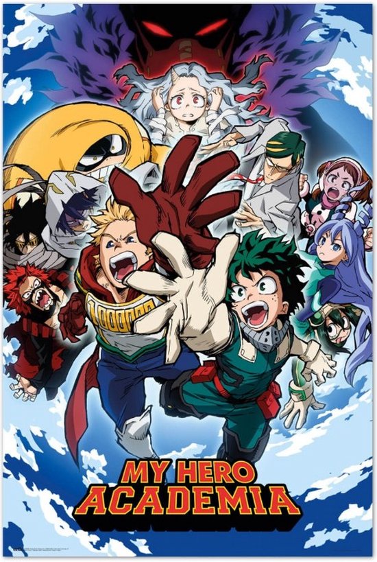 My Hero Academia poster - Manga - Anime - Japans - Izuku - Superheld - 91.5