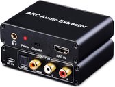 HDMI Audio Extractor - Optisch(SPDIF+ R / L) Out + 3,5 mm Audio-uitgangsconverter - HDMI Converter - voor TV, Laptop, PC & Gameconsoles