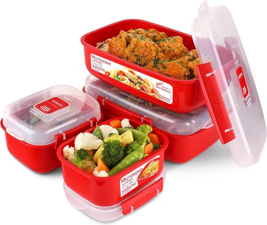 Surflyee 40 stuks plastic bakjes met deksels, BPA-vrije voedselcontainers van 50 ml met deksels, potjes voor saus, lekvrij, kleine plastic potjes voor afhaalmaaltijden, potjes voor dips, gelei