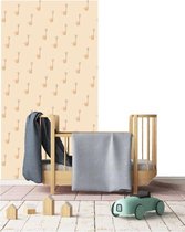 Jungly jungle - Girafjes behang - 10meter