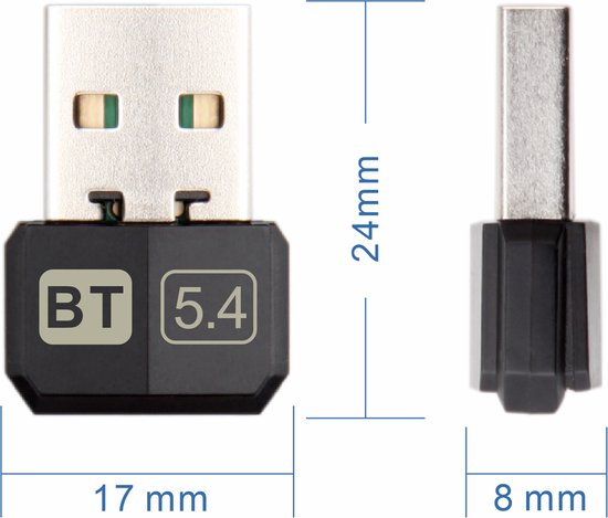 ROLIO Bluetooth 5.4 adapter - USB-adapter - Plug and Play - Windows 11/10/8.1 - Rolio