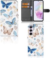 Coque de téléphone avec cartes adaptées pour Samsung Galaxy A35 Papillon
