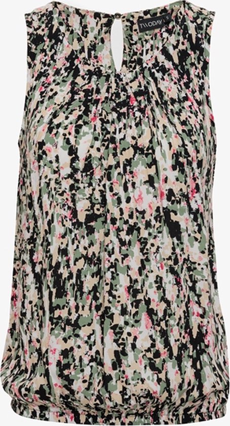 TwoDay dames singlet met print roze groen - Maat XL