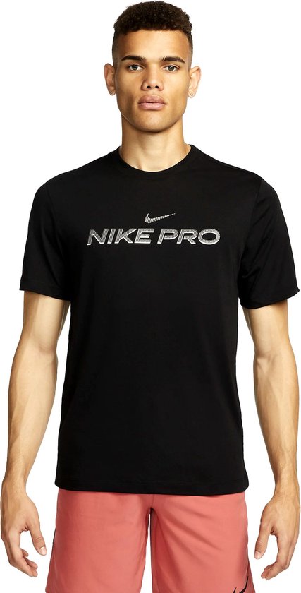 NIKE - nike dri-fit men's fitness t-shirt - Zwart