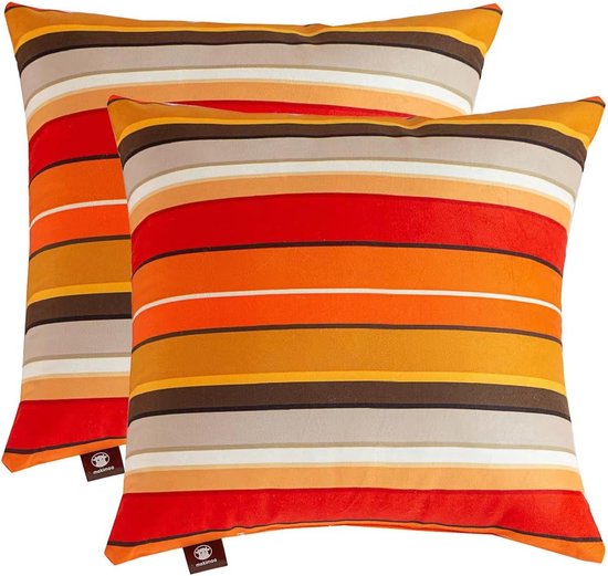 Kusseninleg Set Van 2 - Witte Decoratieve Sierkussens 40x40 Cm Voor Bank, Sofa En Slaapkamer