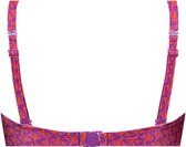 TEN CATE BEACH - bikini top twisted padded wired - Roze