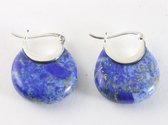 Boucles d'oreilles en argent avec lapis-lazuli