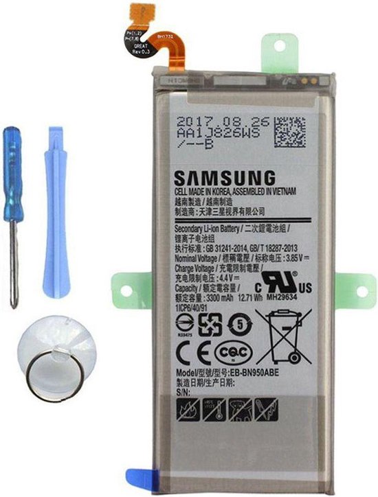 Originele Samsung Galaxy Note 8 Batterij EB-BN950ABE 3300mAh | bol.com