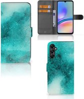 GSM Hoesje Geschikt voor Samsung Galaxy A05s Fotohoesje Painting Blue