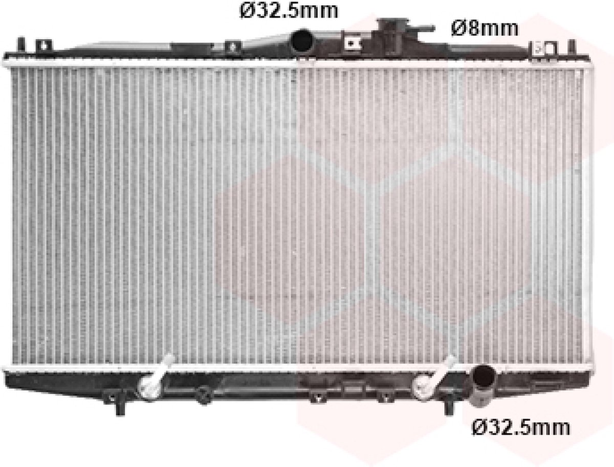 Van Wezel - RADIATOR VOOR HONDA ACCORD COUPE 1998-2003 19010PDAE01