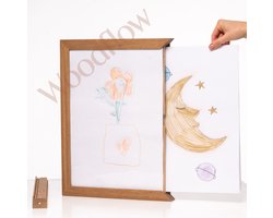 Woodflow Frameflip houten wissellijst - A4 Naturel