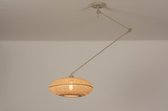 Lumidora Hanglamp 31227 - BAMBOO - E27 - Bruin - Beige - Naturel - Zand - Metaal - ⌀ 40 cm