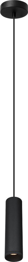 Hanglamp Milano 250 Zwart - hoogte 25cm - excl. 1x GU10 lichtbron - IP20 - Dimbaar > lampen hang zwart | hanglamp zwart | hanglamp eetkamer zwart | hanglamp keuken zwart | sfeer lamp zwart | design lamp zwart | lamp modern zwart | koker zwart