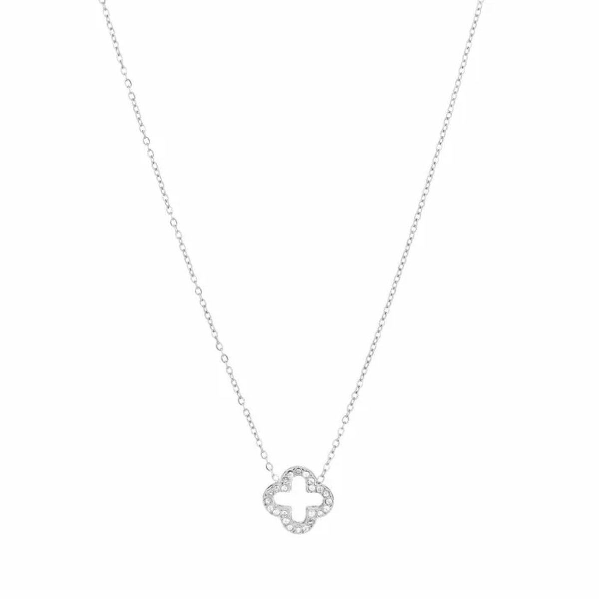 Bijoutheek Collier Klavers Strass