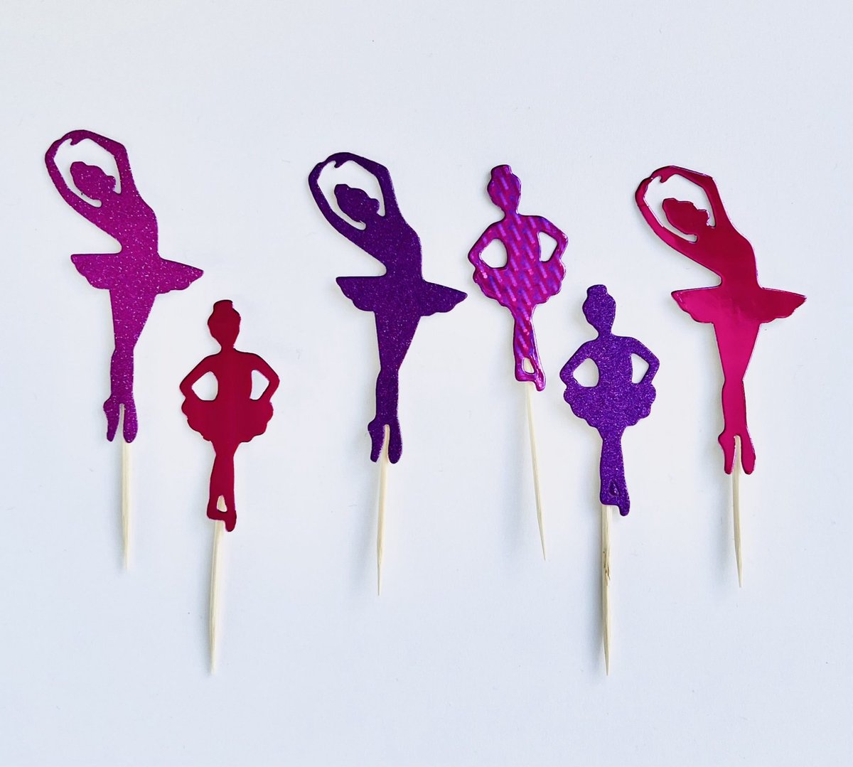 Ballerina | cupcake - cupcake decoratie - cupcake versiering - cupcake toppers - taart decoratie - taartversiering