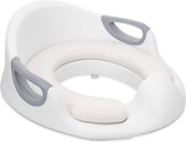Universele toiletbril voor kinderen - Kindertoiletbril - WC verkleiner - Draagbare toiletbril met handvatten - Antislip - Wit