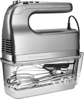 Bol.com KitchenMonster® Handmixer - Mixer met 9 Snelheden en Timer - 2 Kloppers & 2 Deeghaken & Garde & Opbergbak aanbieding