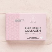 Plent - Sachets de Collagène Marine Pink Framboise - 30 sachets avec une délicieuse dose quotidienne parfaitement dosée