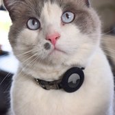 FURTASTIC® AirTag Collar Cat - Collier pour chat avec support AirTag - Avec fermeture améliorée - AirTag non inclus