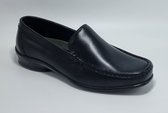 Sagar Shoes® - Heren Schoenen - Heren Loafers - Heren Instappers - Echt Leer - Zwart - Maat 41