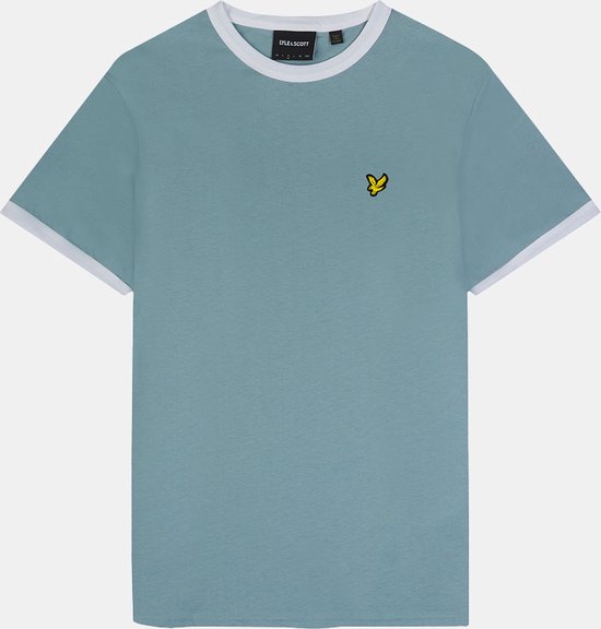 T-Shirt Ringer - Blauw - XL