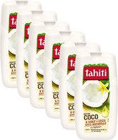Tahiti Douchegel Kokos en kokosolie 6 x 250ml - Douchegel Voordeelverpakking