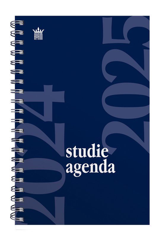 Ryam | Studie agenda | 2024/2025 | Spiraal | 15 x 20 | 12 mnd | Blauw |