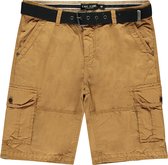 Cars Jeans Short Durras Heren Broek - Camel - Maat XXL