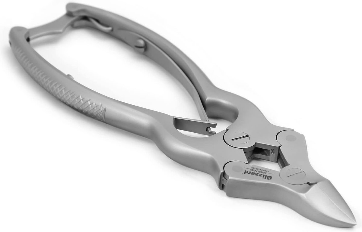 Luxiba - Nageltang voor teennagels (15 cm) - professionele dikke & ingegroeide teennagelknipper - pedicure teennagelknipper - gereedschap voor voetverzorging - inclusief gratis "roestvrijstalen