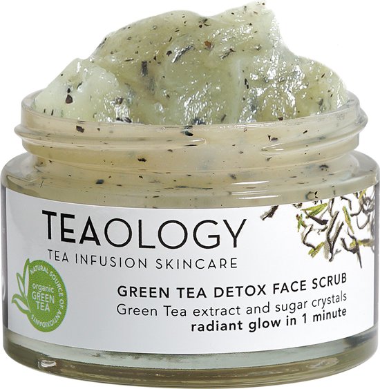 Teaology Green Tea Detox Face Scrub 50 ml bol