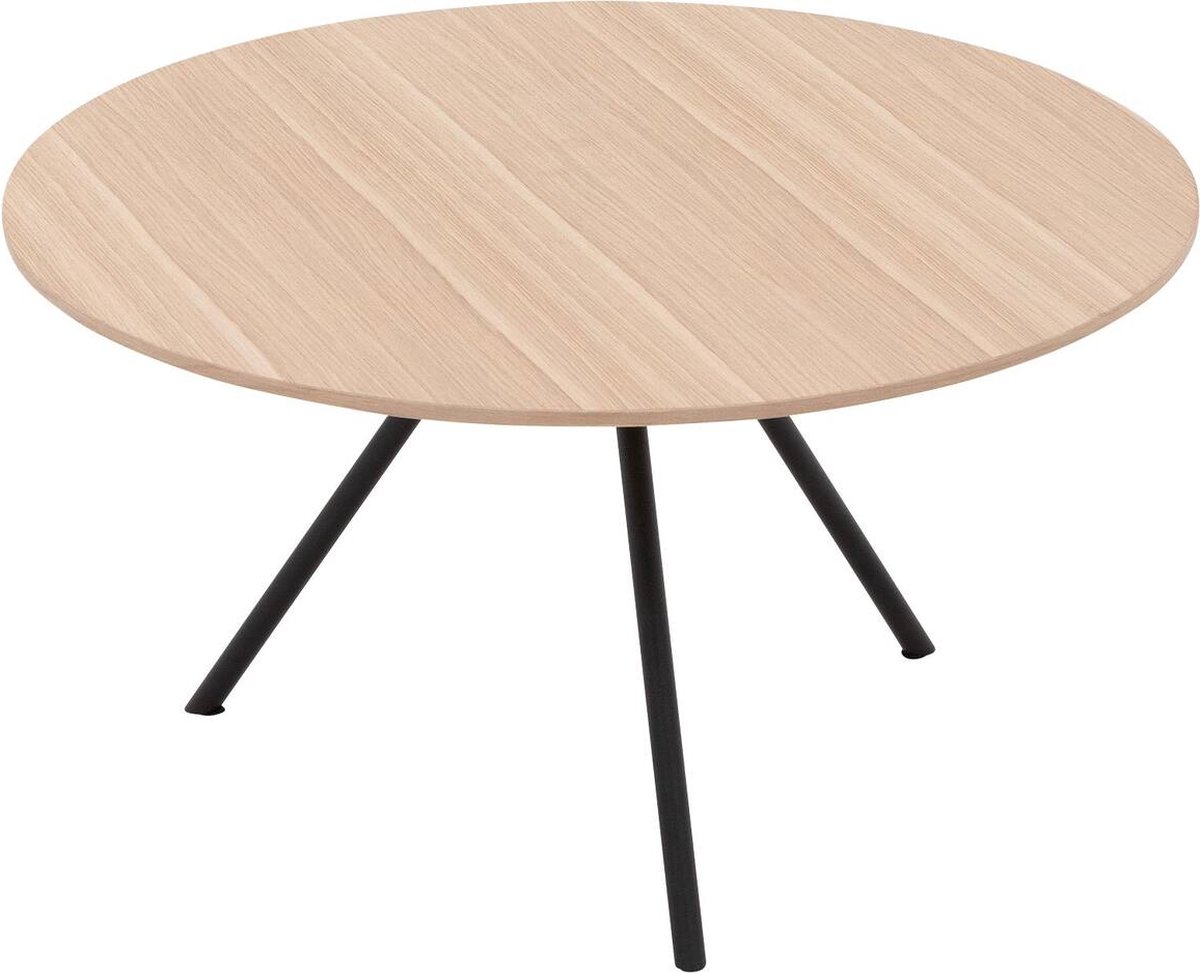 Goossens Bo Salontafel - Hout - 60 x 36 x 60 cm - Rond