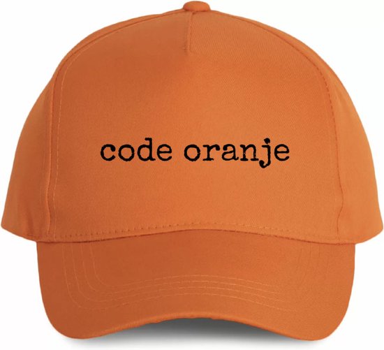 Oranje cap - Code oranje - soBAD. | Oranje | Zon | Koningsdag | Koning | Koningsdag | EK | Voetbal | Nederland