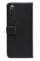 Mobilize Classic Gelly Wallet Telefoonhoesje geschikt voor Sony Xperia 10 V Hoesje Bookcase Portemonnee - Zwart