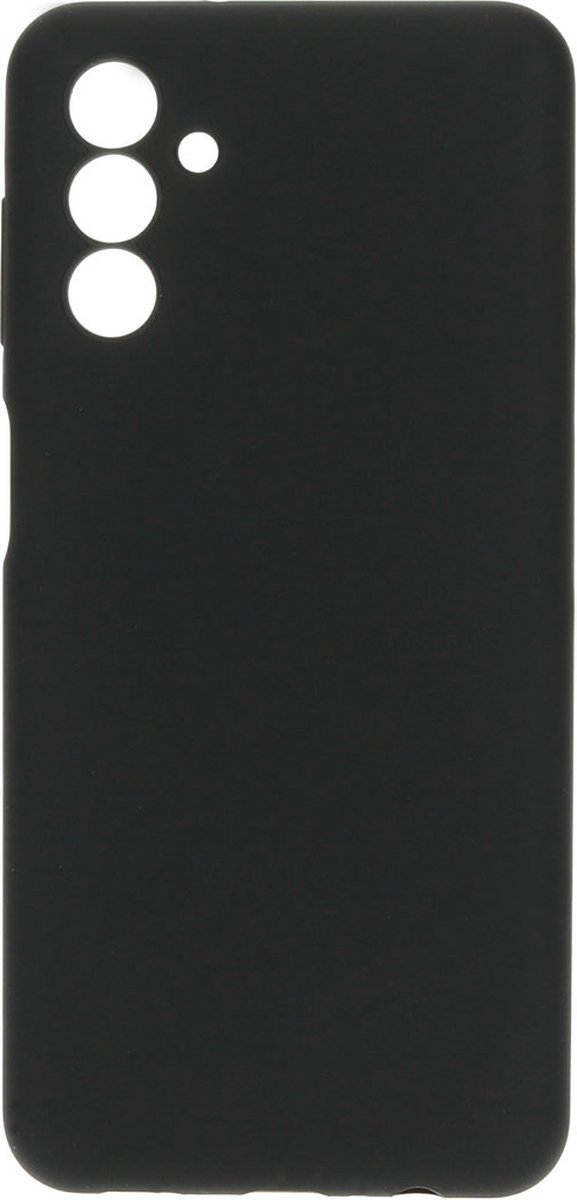 Mobiparts Hoesje geschikt voor Samsung Galaxy A04s Siliconen Telefoonhoesje | Mobiparts Backcover | Galaxy A04s Case | Back Cover - Zwart