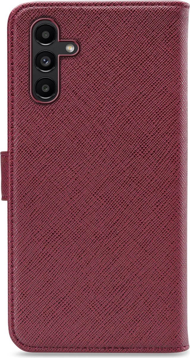 My Style Telefoonhoesje geschikt voor Samsung Galaxy A04s Hoesje | My Style Flex Wallet Bookcase Portemonnee | Pasjeshouder voor 3 Pasjes | Telefoonhoesje voor Pinpas / OV Kaart / Rijbewijs - Bordeaux | Bordeaux rood