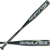 Rawlings - Honkbalknuppel - Jeugd - US2R10 - Aluminium - Raptor - USA Logo - 27 inch (-10)