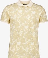 Unsigned heren polo beige met print - Maat XXL