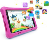 Looki KidsTab Pro - Tablette pour Kinder - 8 pouces - Android 10 - 32 Go - Caméra avant et arrière - Contrôle parental - Temps d'écran - Rose