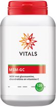 Vitals - MSM-GC - 120 Tabletten - OptiMSM® -glucosamine (Glucosagreen®) - chondroïtine (ChondroPure®) - vitamine C (Ester-C®)